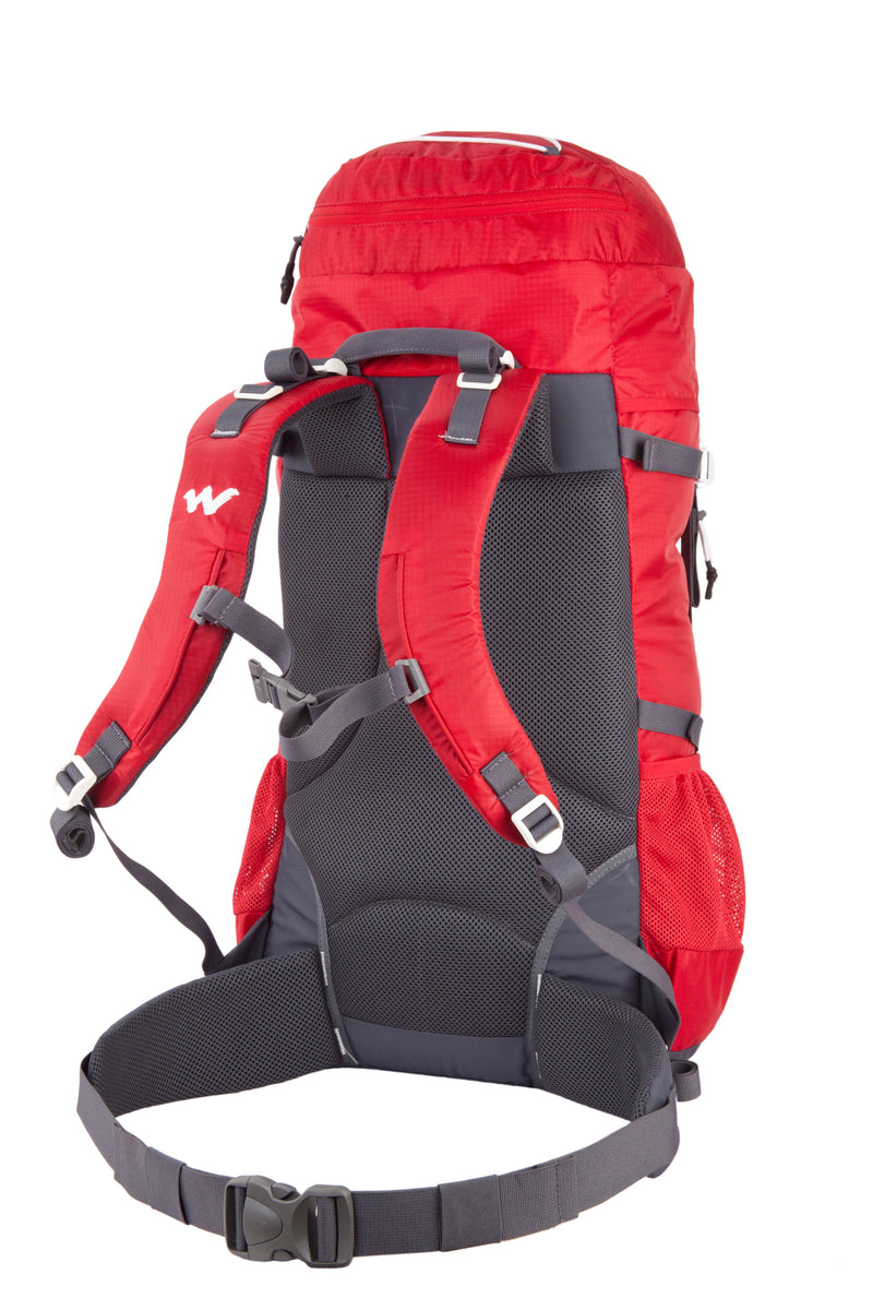 Wildcraft Rock & Ice ripstop rucksack in Red - detail