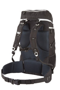 Wildcraft Verge 50 L rucksack in Black - detail view