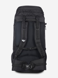 Wildcraft Travel Pro 60 L rucksack in Black - top compartment detail
