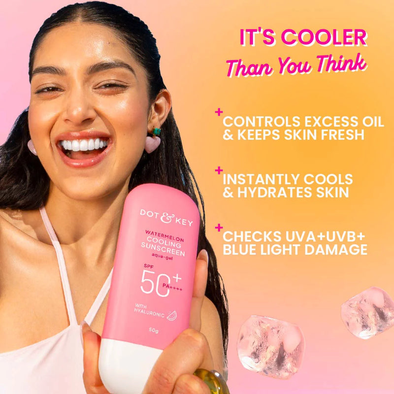 Dot & Key SPF 50+ Watermelon Sunscreen texture