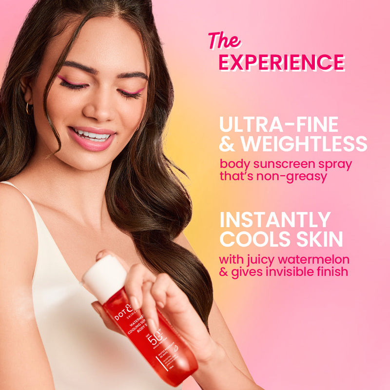Dot & Key Watermelon Cooling Sunscreen Body Spray how to use