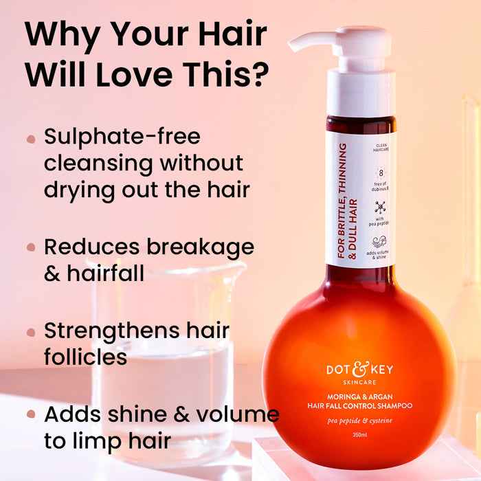 Dot & Key Moringa & Argan Oil Hair Fall Control Shampoo
