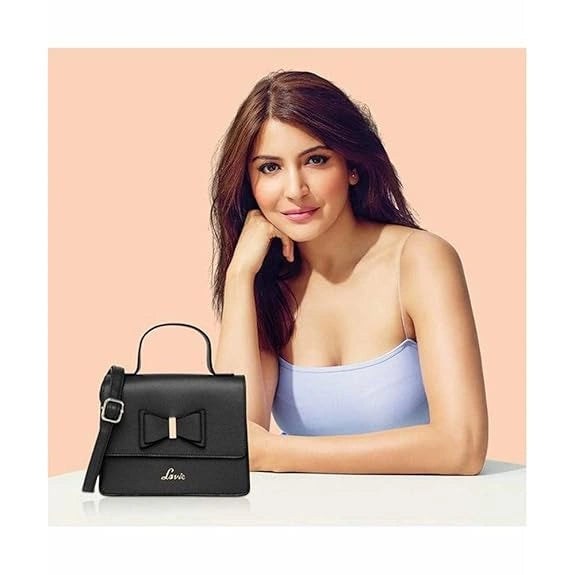 Lavie Bow Small Satchel Handbag — Off White