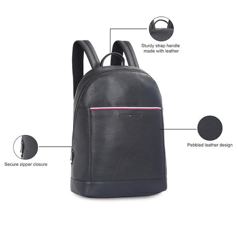 Tommy Hilfiger Buckingham Black Laptop Backpack
