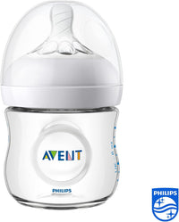 Philips Avent Natural 2.0 Baby Bottle 4oz side view
