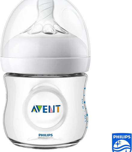 Philips Avent Natural 2.0 Baby Bottle 4oz side view