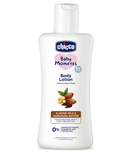 Chicco Baby Moments Body Lotion for Babies | Almond Milk & Murumuru Butter, 100ml | Quick Absorb Formula with Natural Ingredients for Ultra Soft Skin - image 10 of 27 - COSMETIC