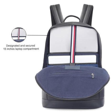 Tommy Hilfiger Buckingham Black Laptop Backpack