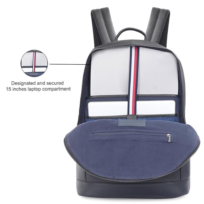 Tommy Hilfiger Buckingham Black Laptop Backpack