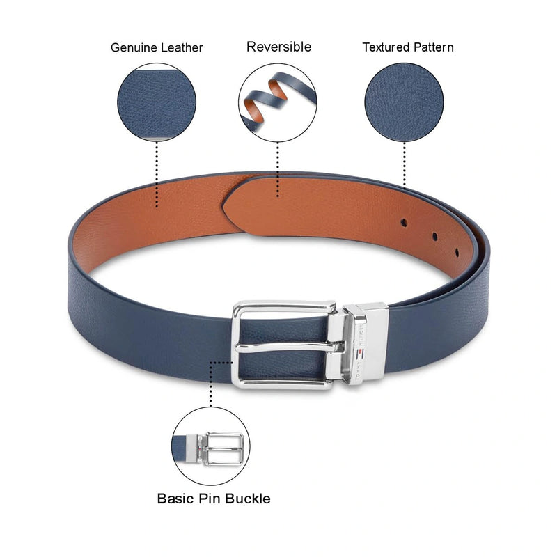 Tommy Hilfiger Doncaster Reversible Belt — side view