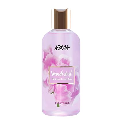 Nykaa Wanderlust Shower Gel — side view
