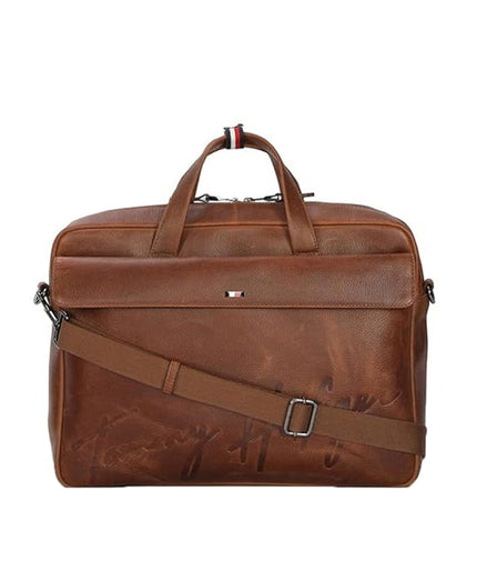 Tommy Hilfiger Ryker Tan Laptop Bag - image 1 of 7