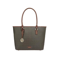 Lavie Luxe Mono Sherry Pro Satchel — Choco