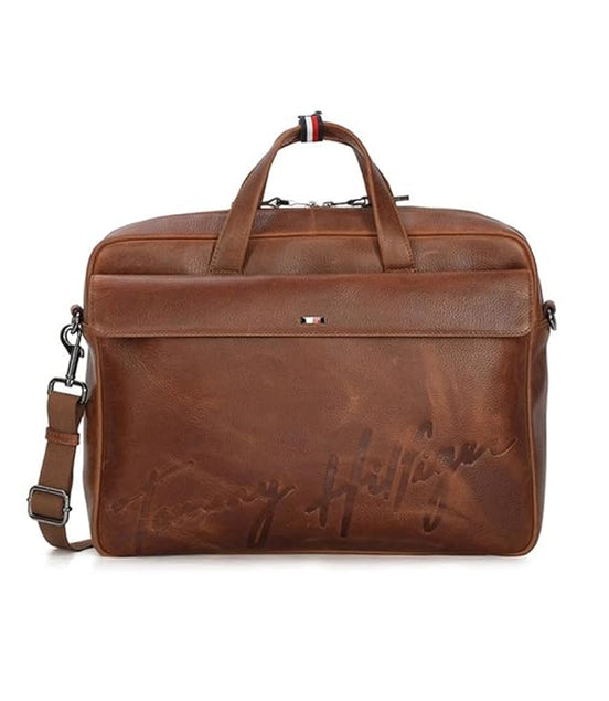 Tommy Hilfiger Ryker Tan Laptop Bag