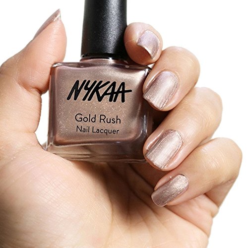 Nykaa Gold Rush Nail Enamel — front view