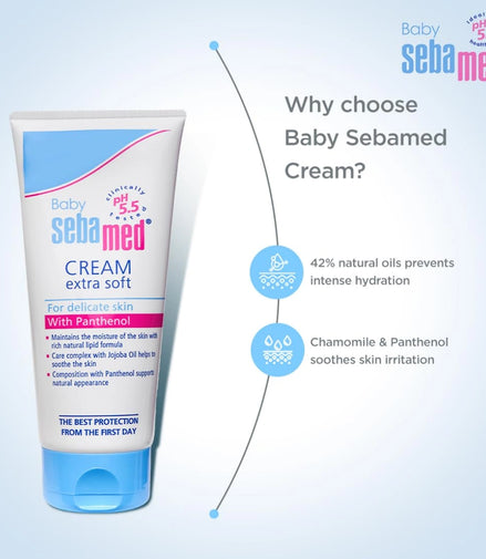 Sebamed Baby Extra Soft Cream 42% Natural Lipids 200ml