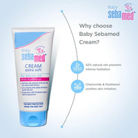 Sebamed Baby Extra Soft Cream 200ml — 42% natural lipids for dry sensitive skin