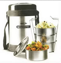 Milton Legend Insulated Stainless Steel Tiffin Box 260ml — side view