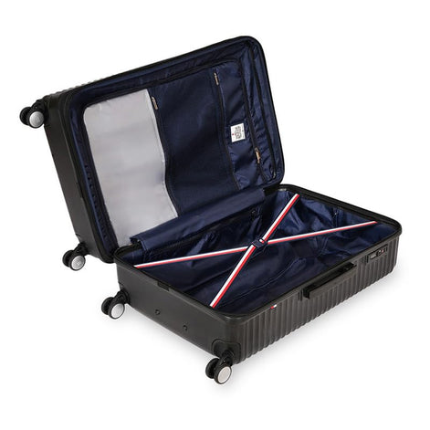 Tommy Hilfiger Rockfill Hard Luggage Trolley | Water Resistant | PVC Wet Pocket