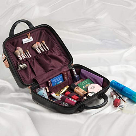 IT Luggage Sparkle Black Vanity Case