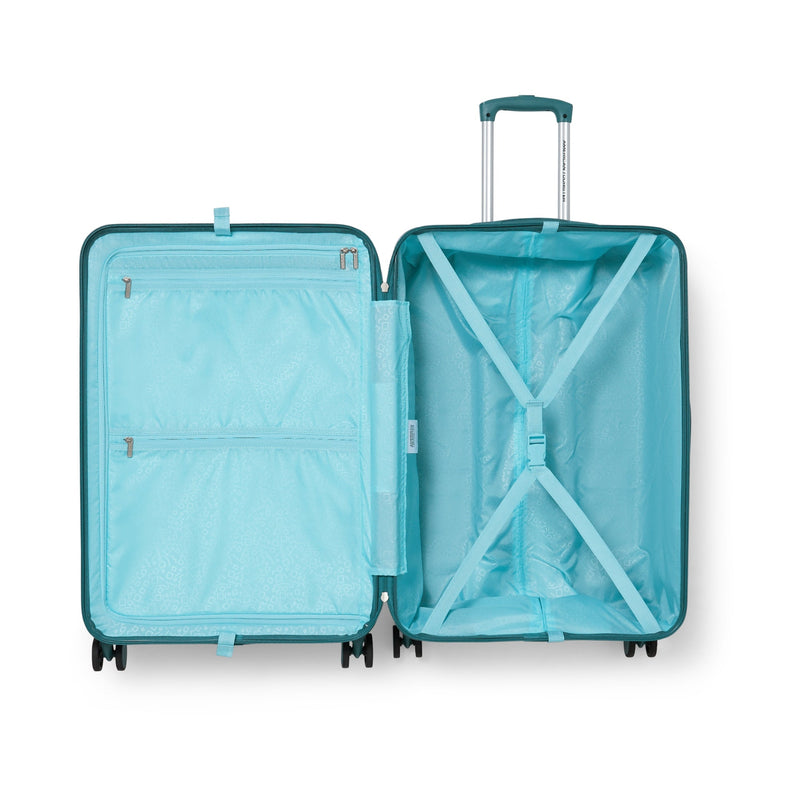 American Tourister Skylette Hardside Spinner Trolley Green