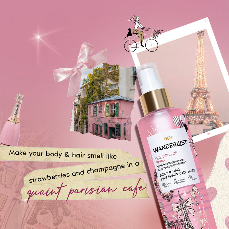 Nykaa Wanderlust Fragrance Body Mist — front view