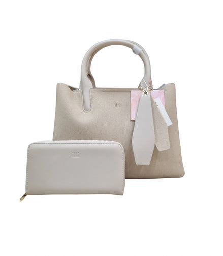 Itti Ladies Canvas Handbag MD — Women's Tan Bag