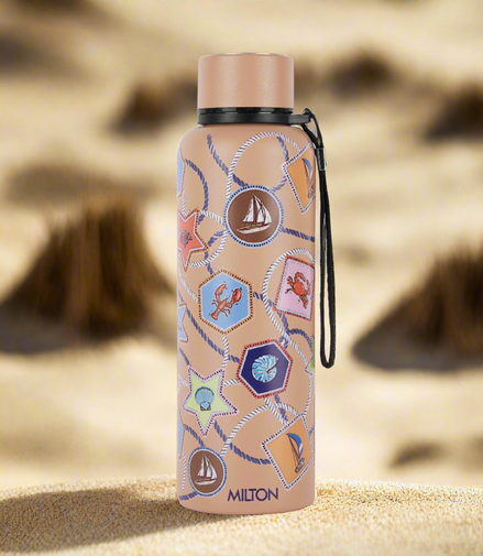 Milton Sea Shore 3D UV Printed Aura Thermosteel Bottle