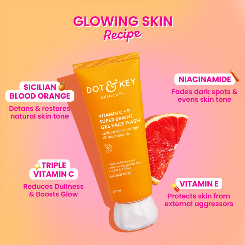 Dot & Key Bestseller Face Wash Duo how to use