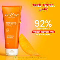Dot & Key Mango Detan Gel Face Wash how to use