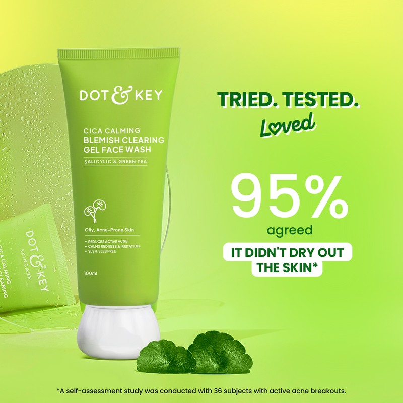 Dot & Key Cica + Salicylic Acid Face Wash how to use