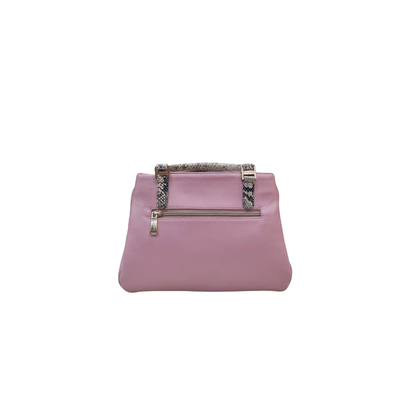 Carybu Leather Handbag — Women's Pink (Small)