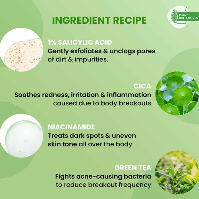 Dot & Key Cica + 1% Salicylic Acid Exfoliating Shower Gel