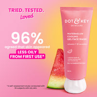Dot & Key Watermelon Gel Face Wash how to use