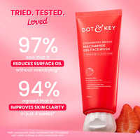 Dot & Key Strawberry Bright Niacinamide Gel Face Wash how to use
