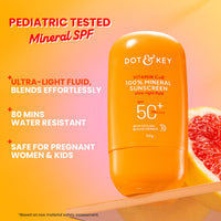 Dot & Key Vitamin C + E Mineral Sunscreen no white cast