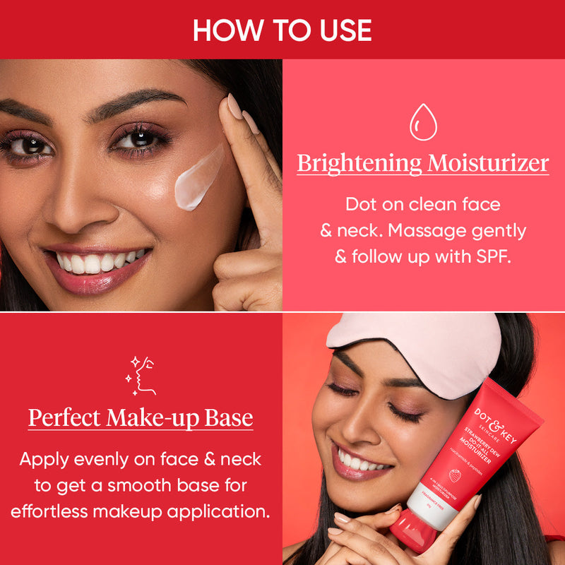 Dot & Key Strawberry + Niacinamide Moisturizer texture