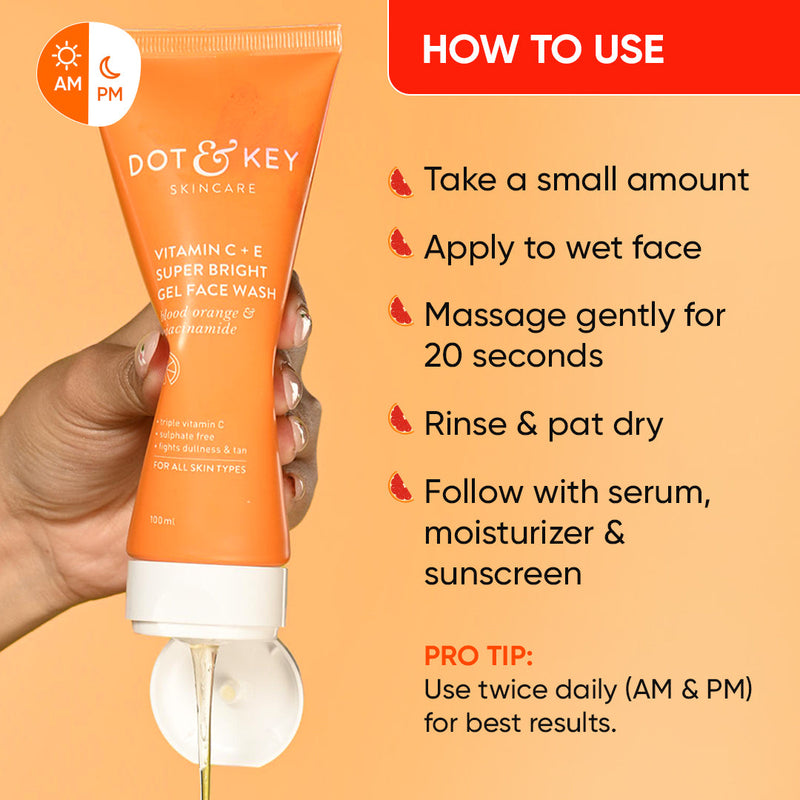 Dot & Key Vitamin C Gel Face Wash texture