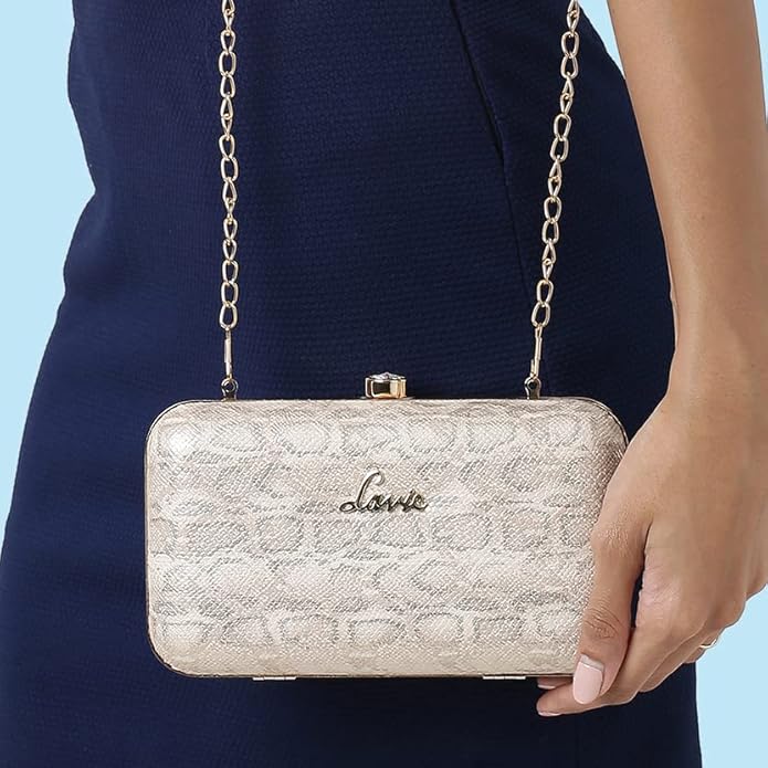 LAVIE  BLINK FRAME CLUTCH GOLD - image 15 of 24 - Clutch