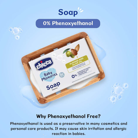 Chicco Baby Moments Soap (PACK OF 3)