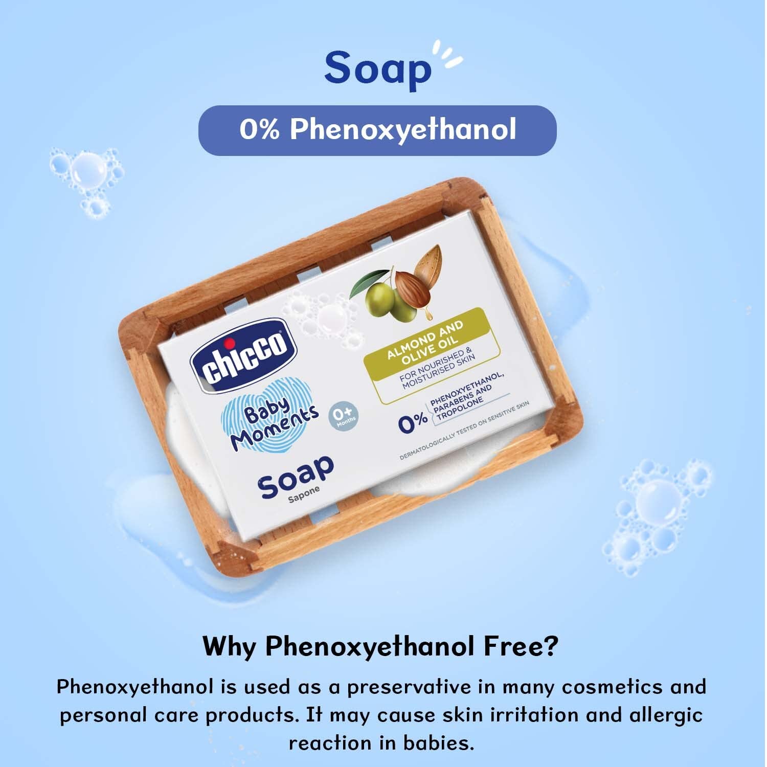 Chicco Baby Moments Soap (PACK OF 3)