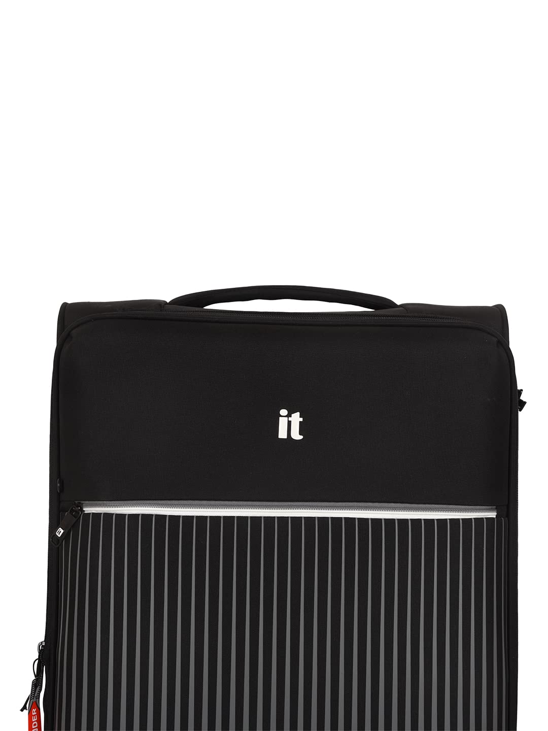 IT Luggage The Lite Black Trolley Bag