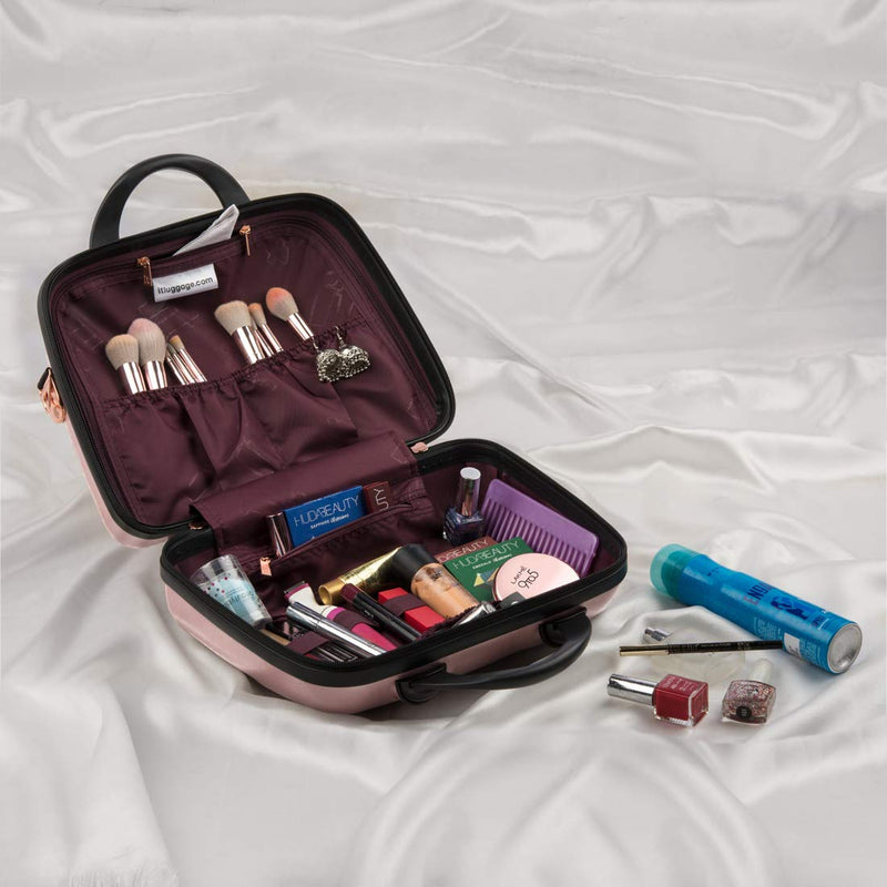 IT Luggage Sparkle Pink Vanity Case - image 5 of 9