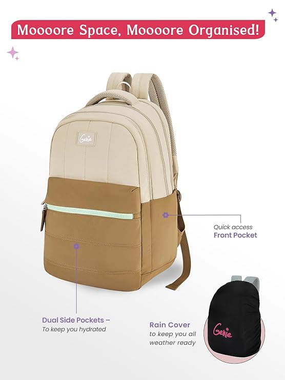 Genie Marshmallow School Bag - image 5 of 9 - Backpack