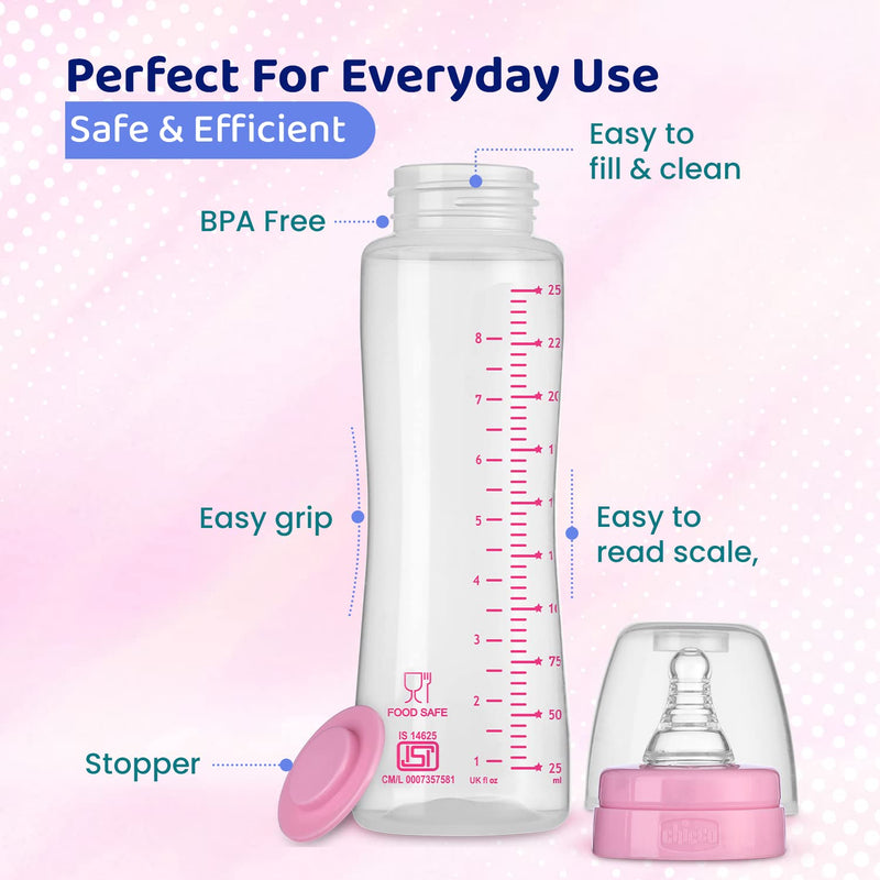 Chicco Feed Easy Feeding Bottle - image 4 of 39 - Feeding Bottle