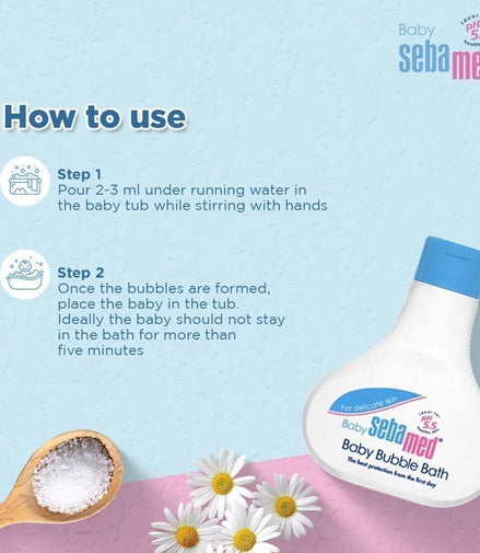 Sebamed Baby Bubble Bath Tear-Free pH 5.5 200ml