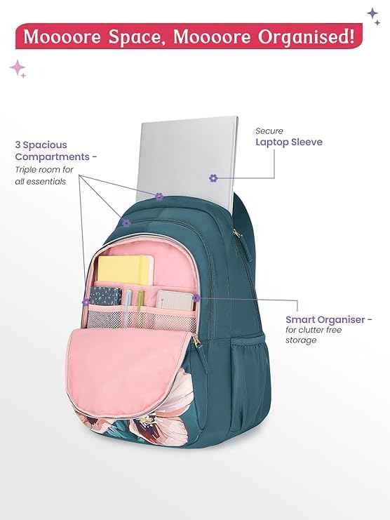 Genie Evepetal School Bag - image 4 of 7 - Backpack