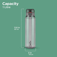 Milton Aston Water Bottle 1000ml - side view