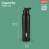 Milton Personalized Torino Stainless Steel Water Bottle