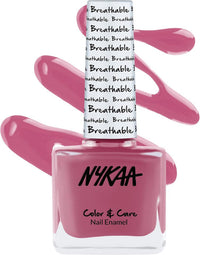 Nykaa Breathable Nail Enamel — side view